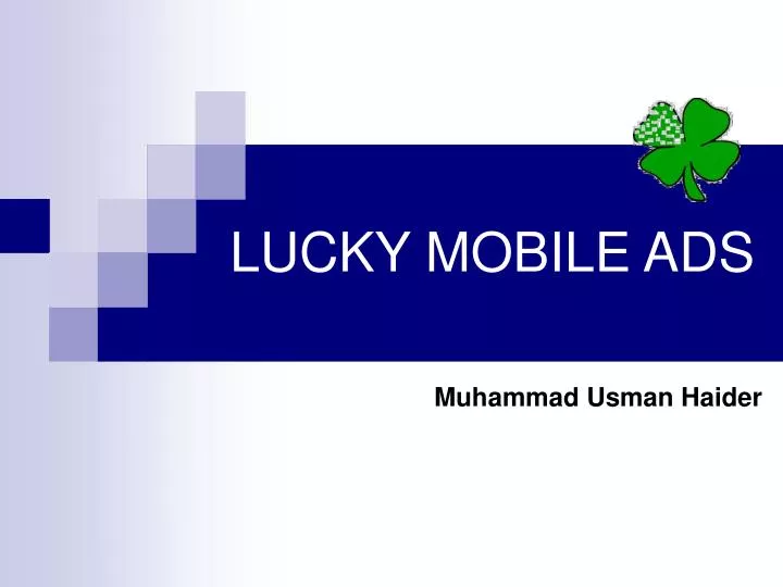 lucky mobile ads