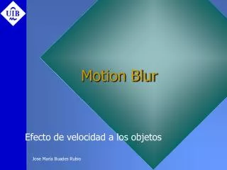 motion blur