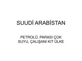 suud arab stan