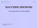 MACCHINE SINCRONE - slide 1