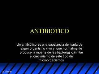 antibiotico