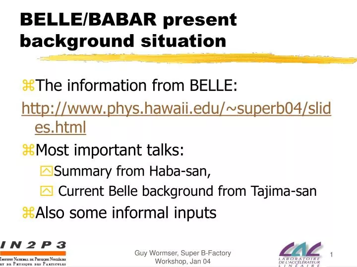 belle babar present background situation