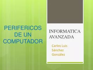 perifericos de un computador