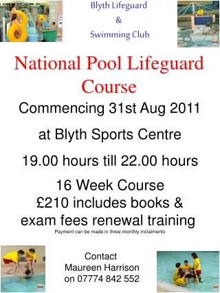 Blyth Lifeguard &amp; Swimming Club