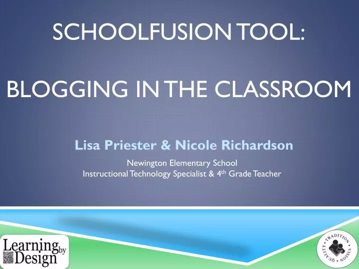 schoolfusion tool blogging in the classroom