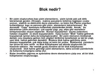 blok nedir