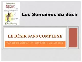 le d sir sans complexe