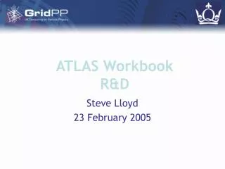 ATLAS Workbook R&amp;D