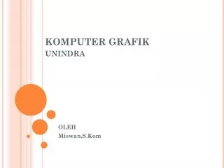 komputer grafik unindra