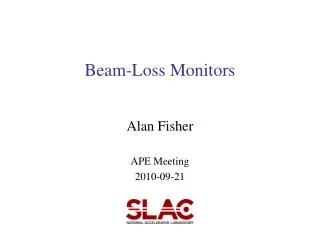 Beam-Loss Monitors