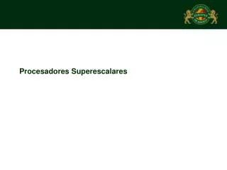 procesadores superescalares