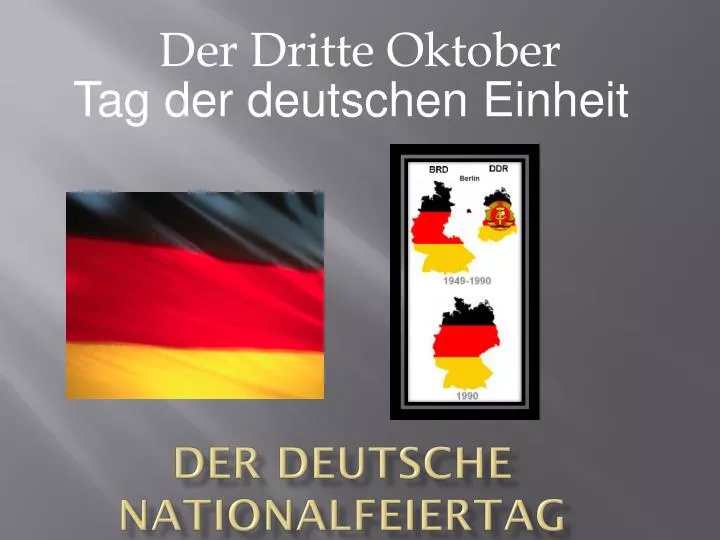 der deutsche nationalfeiertag
