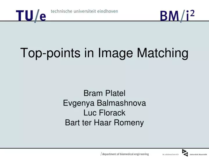 top points in image matching