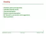 Cleaning - slide 1