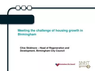 Meeting the challenge of housing growth in Birmingham