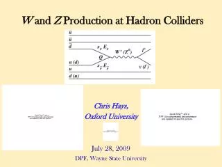 W and Z Production at Hadron Colliders