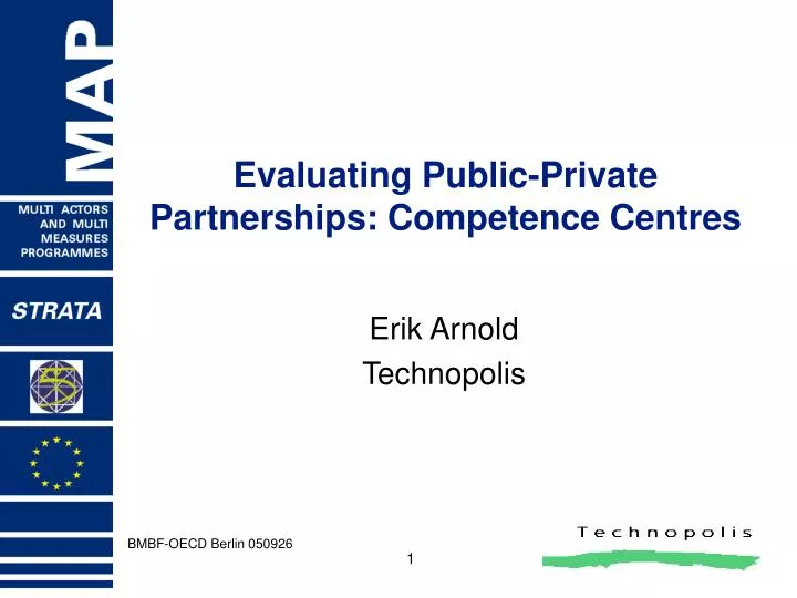 evaluating public private partnerships competence centres