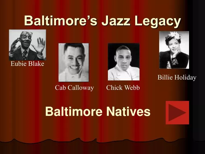 baltimore s jazz legacy