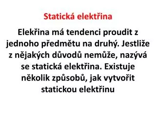 statick elekt ina