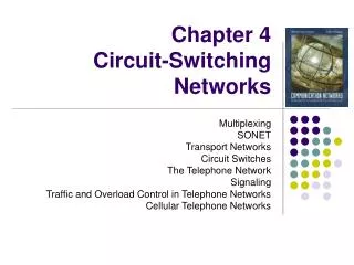 Chapter 4 Circuit-Switching Networks