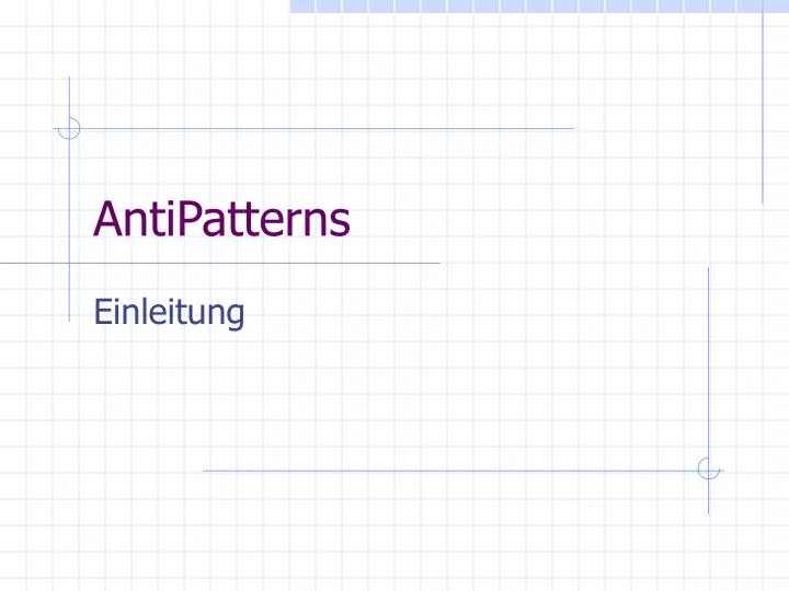 antipatterns