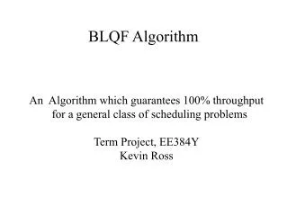 blqf algorithm