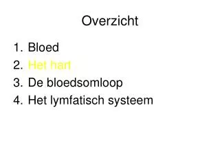 overzicht