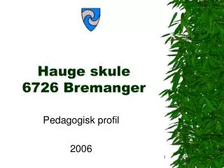 hauge skule 6726 bremanger