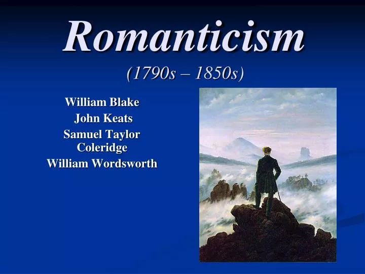 romanticism 1790s 1850s