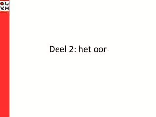 deel 2 het oor