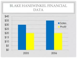 Blake Hanewinkel Financial Data