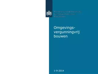 omgevings vergunningvrij bouwen