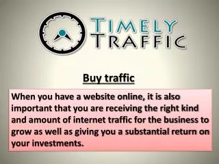Buy Traffic