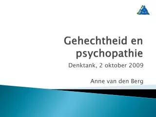 gehechtheid en psychopathie