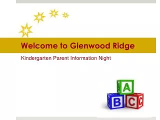 Welcome to Glenwood Ridge