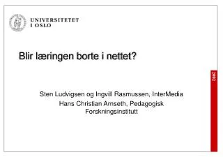 blir l ringen borte i nettet