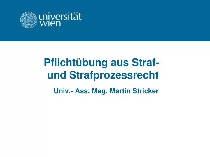 pflicht bung aus straf und strafprozessrecht