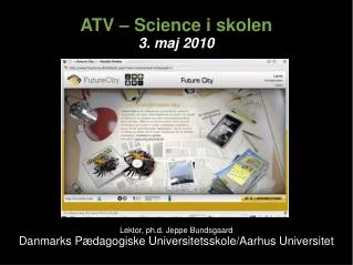 atv science i skolen 3 maj 2010