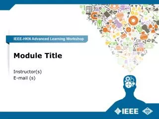 PPT - Title of Training Module Design Plan PowerPoint Presentation ...