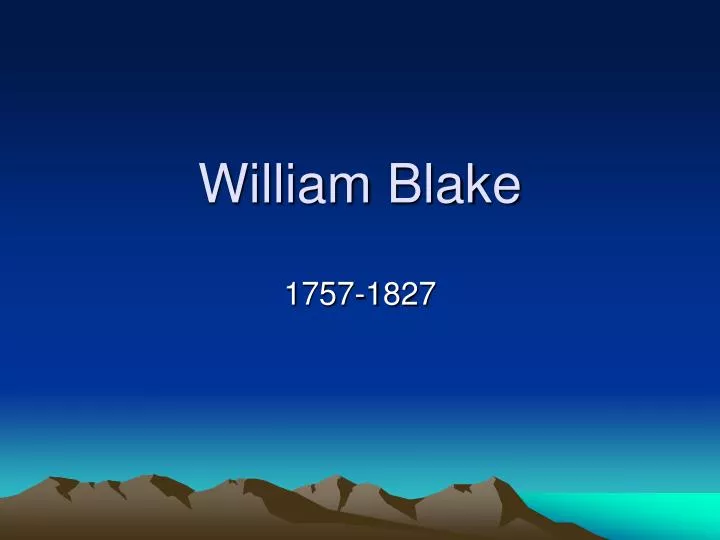 william blake