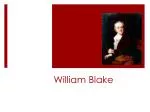 William Blake - slide 1