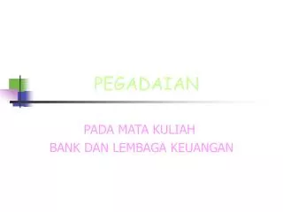 pegadaian
