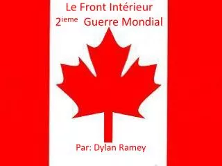 le front int rieur 2 i eme guerre mondial