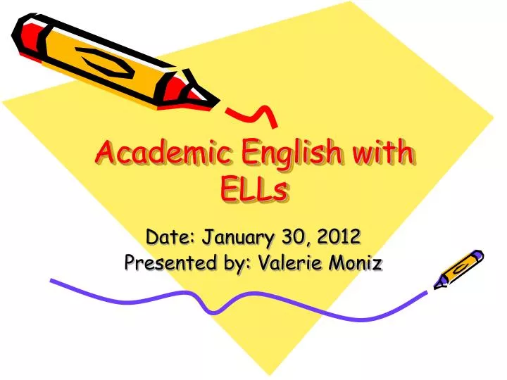 academic english with ells