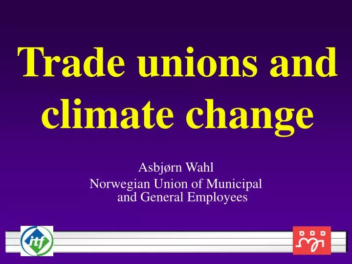 trade unions and climate change