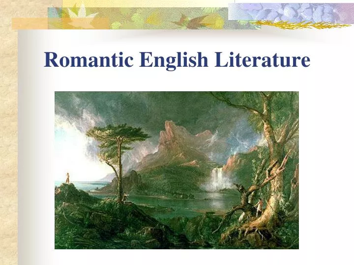 romantic english literature
