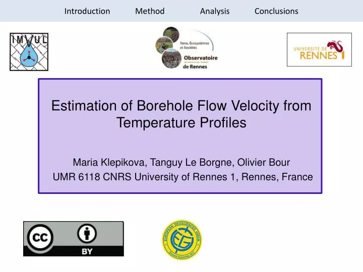 estimation of borehole flow velocity from temperature profiles