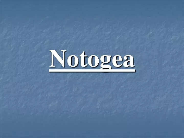 notogea