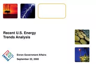 Recent U.S. Energy Trends Analysis
