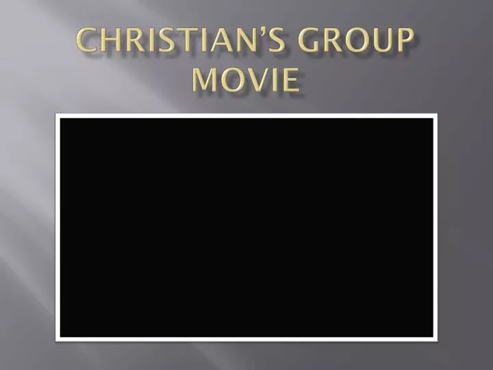 christian s group movie